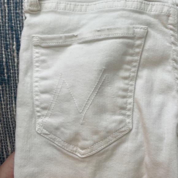 White MOTHER jeans - Picture 4 of 5